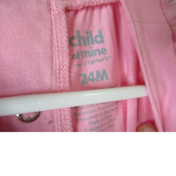 NWT Child of Mine made by carter's pink giraffe dress - Picture 2 of 3